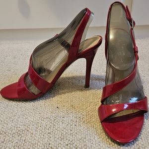 Aldo Red Stiletto Sandals
